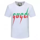 gucci 2020 new t-shirt pas cher lightning gucci white